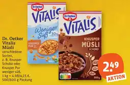 tegut Dr. Oetker Vitalis Knusper Müsli Angebot