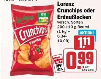 HIT Lorenz Crunchips oder Erdnusslocken Angebot