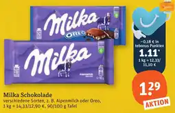 tegut Milka Schokolade Angebot