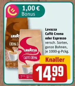 nahkauf Lavazza Caffe Crema oder Espresso Angebot