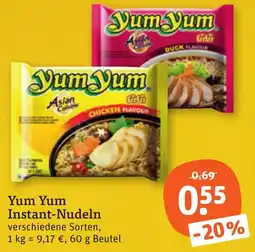 tegut Yum Yum Instant-Nudeln Angebot