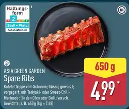 Aldi Nord ASIA GREEN GARDEN Spare Ribs Angebot