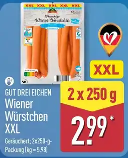 Aldi Nord GUT DREI EICHEN Wiener Würstchen XXL Angebot