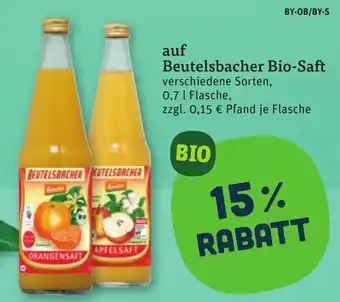 tegut Beutelsbacher Bio-Saft Angebot