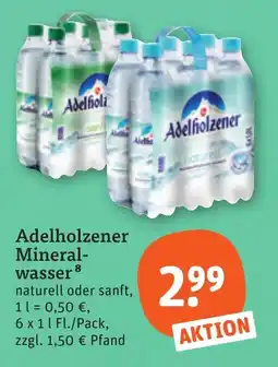 tegut Adelholzener Mineralwasser Angebot