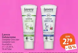 tegut Lavera Zahncreme Complete Care Angebot