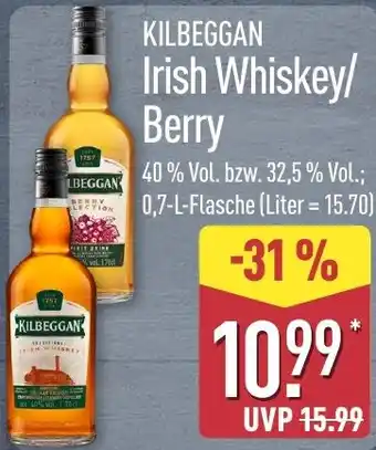 Aldi Nord KILBEGGAN Irish Whiskey/ Berry Angebot