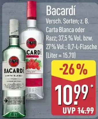 Aldi Nord Bacardí Angebot