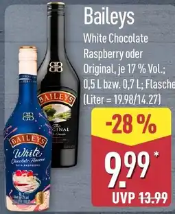 Aldi Nord Baileys White Chocolate Raspberry Angebot