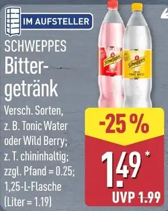 Aldi Nord Schweppes Bittergetränk Angebot