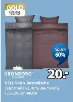 Jysk NELL Satin-Bettwäsche Angebot