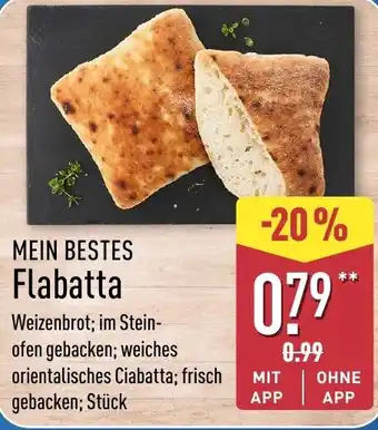Aldi Nord MEIN BESTES Flabatta Angebot