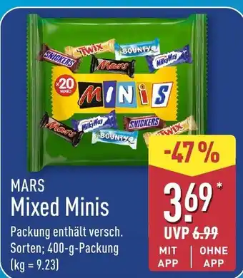 Aldi Nord MARS Mixed Minis Angebot