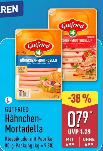 Aldi Nord Gutfried Hähnchen-Mortadella Angebot