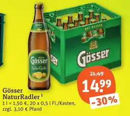 tegut Gösser NaturRadler Angebot