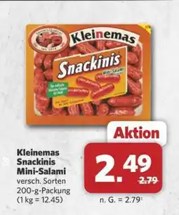 Combi Kleinemas Snackinis Mini-Salami Angebot