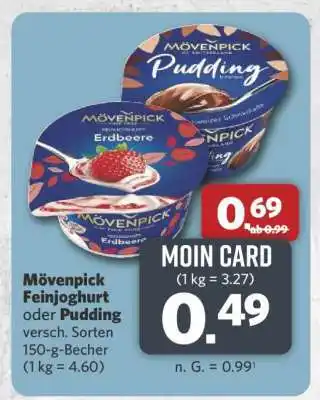 Combi Mövenpick Feinjoghurt oder Pudding Angebot