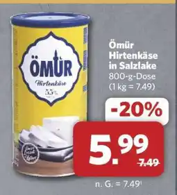 Combi Ömür Hirtenkäse in Salzlake Angebot