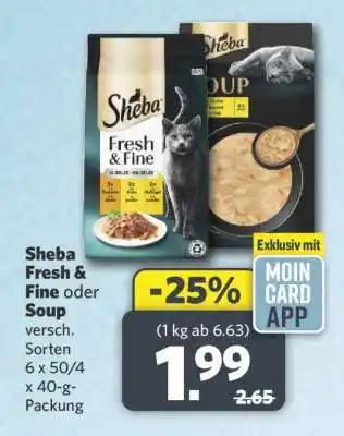 Combi Sheba Fresh & Fine oder Soup Angebot