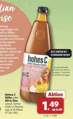 Combi Hohes C Säfte oder All in One Angebot