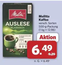 Combi Melitta Kaffee Angebot