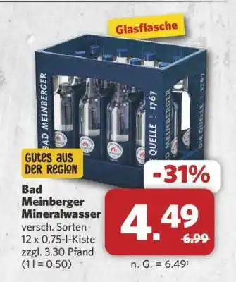 Combi Bad Meinberger Mineralwasser Angebot