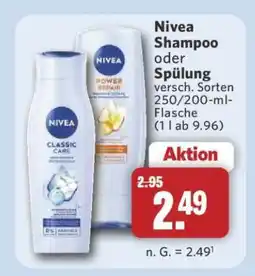 Combi NIVEA Shampoo oder Spülung Angebot