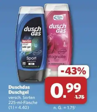 Combi DUSCHDAS Duschgel Angebot