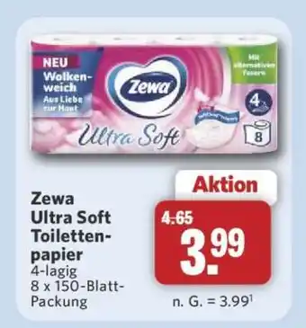 Combi Zewa Ultra Soft Toilettenpapier Angebot