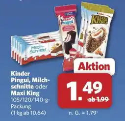 Combi Kinder Pingui, Milchschnitte oder Maxi King Angebot
