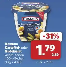 Combi Homann Kartoffel- oder Nudelsalat Angebot