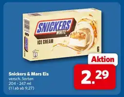 Combi Snickers & Mars Eis Angebot