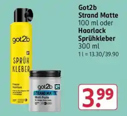 Rossmann Got2b Strand Matte Angebot