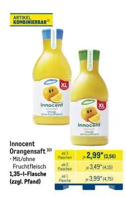 METRO INNOCENT Orangensaft Angebot