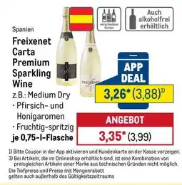 METRO Freixenet Carta Premium Sparkling Wine Angebot