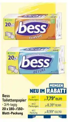 METRO bess Toilettenpapier Angebot