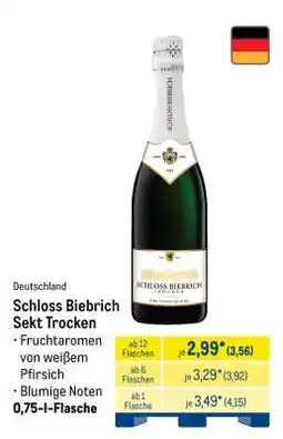 METRO Schloss Biebrich Sekt Trocken Angebot