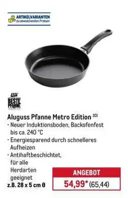 METRO Aluguss Pfanne Metro Edition Angebot
