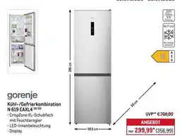 METRO gorenje Kühl-/Gefrierkombination N 619 EAXL4 Angebot