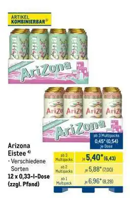 METRO ARIZONA Eistee Angebot