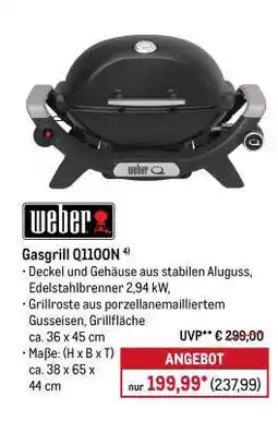 METRO Gasgrill Q1100N Angebot