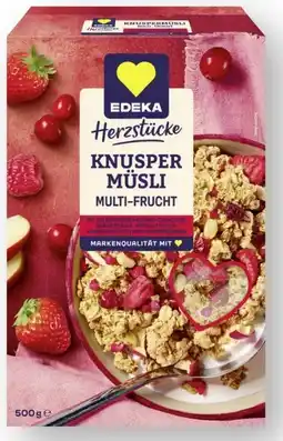 Scheck-in-Center Edeka Herzstücke Knusper-Müsli Angebot