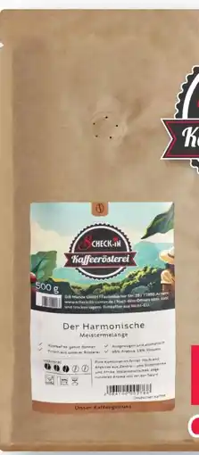 Scheck-in-Center Scheck-in Kaffeerösterei Der Harmonische Angebot