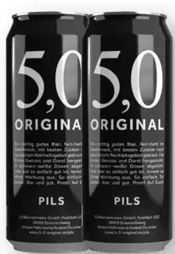 Scheck-in-Center Oettinger 5,0 Original Pils Angebot
