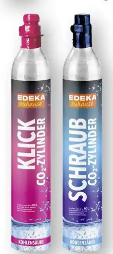 Scheck-in-Center Edeka zuhause CO² -Zylinder mit Klickfunktion Angebot