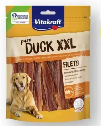 Scheck-in-Center Vitakraft Snack für Hunde XXL Entenbrustfiletstreifen Angebot