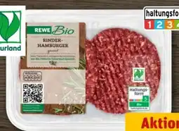REWE Center Rewe Bio Rinder Hamburger Angebot