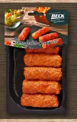 REWE Center Beck Spanferkel Cevapcici Angebot