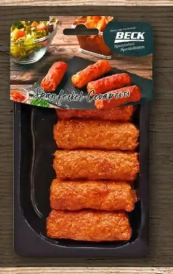 REWE Center Beck Spanferkel Cevapcici Angebot