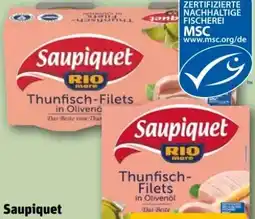 REWE Center Saupiquet Thunfisch-Filets in Sonnenblumenöl Angebot